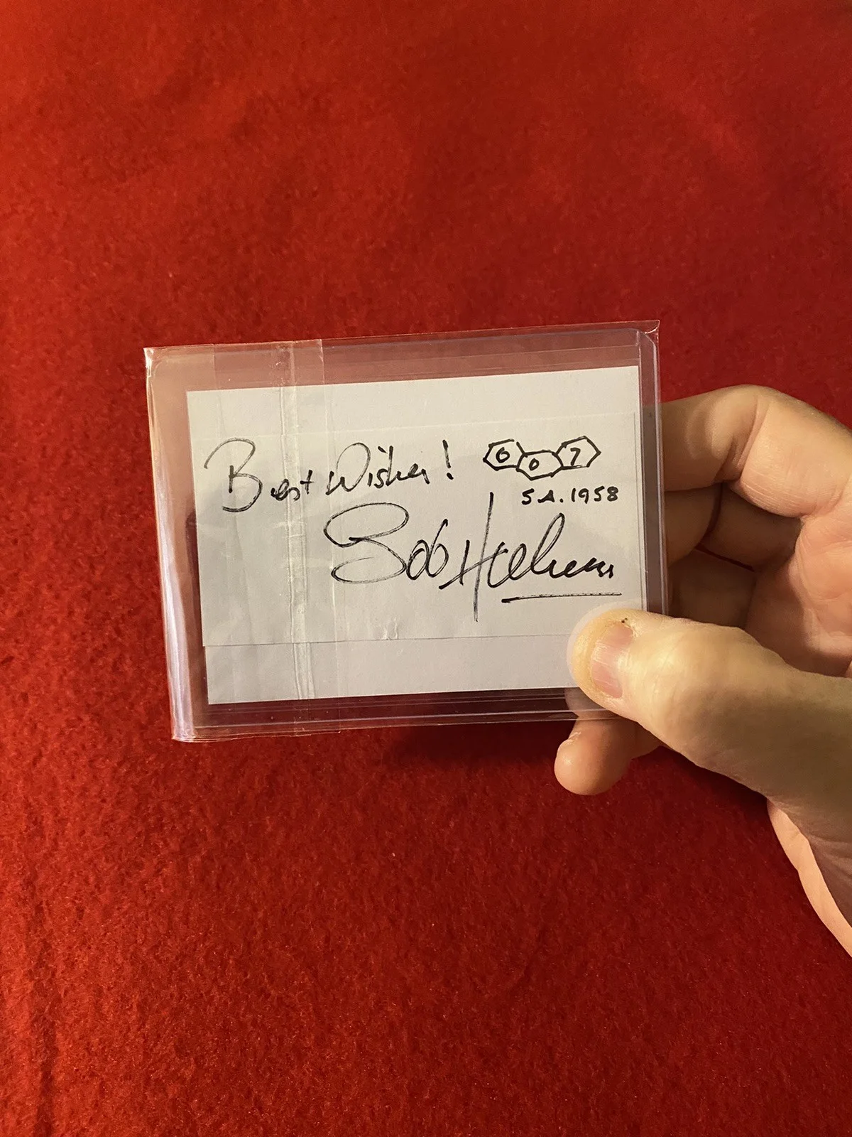 James Bond Autograph - Bob Holness- 1st Radio 007 + Custom Card Size Photo- RARE, изображение 4