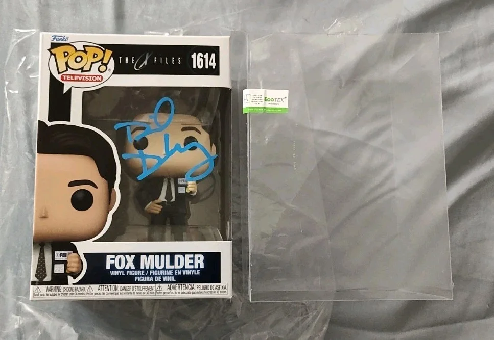 David Duchovny — SIGNED David Duchovny FOX MULDER X-Files Funko Pop #1614 PSA Certificate & Case, изображение 4