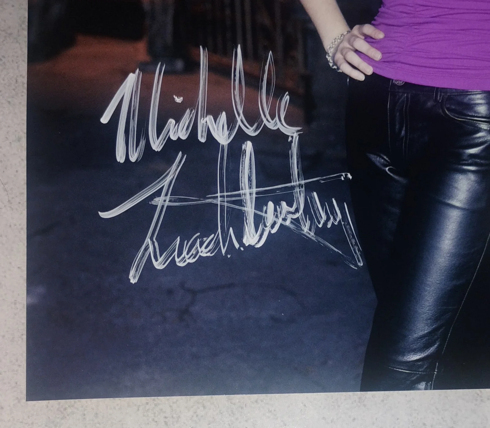 Michelle Trachtenberg Hand Signed 8x10 Photo COA Buffy Vampire Slayer NO TARIFF, image 3