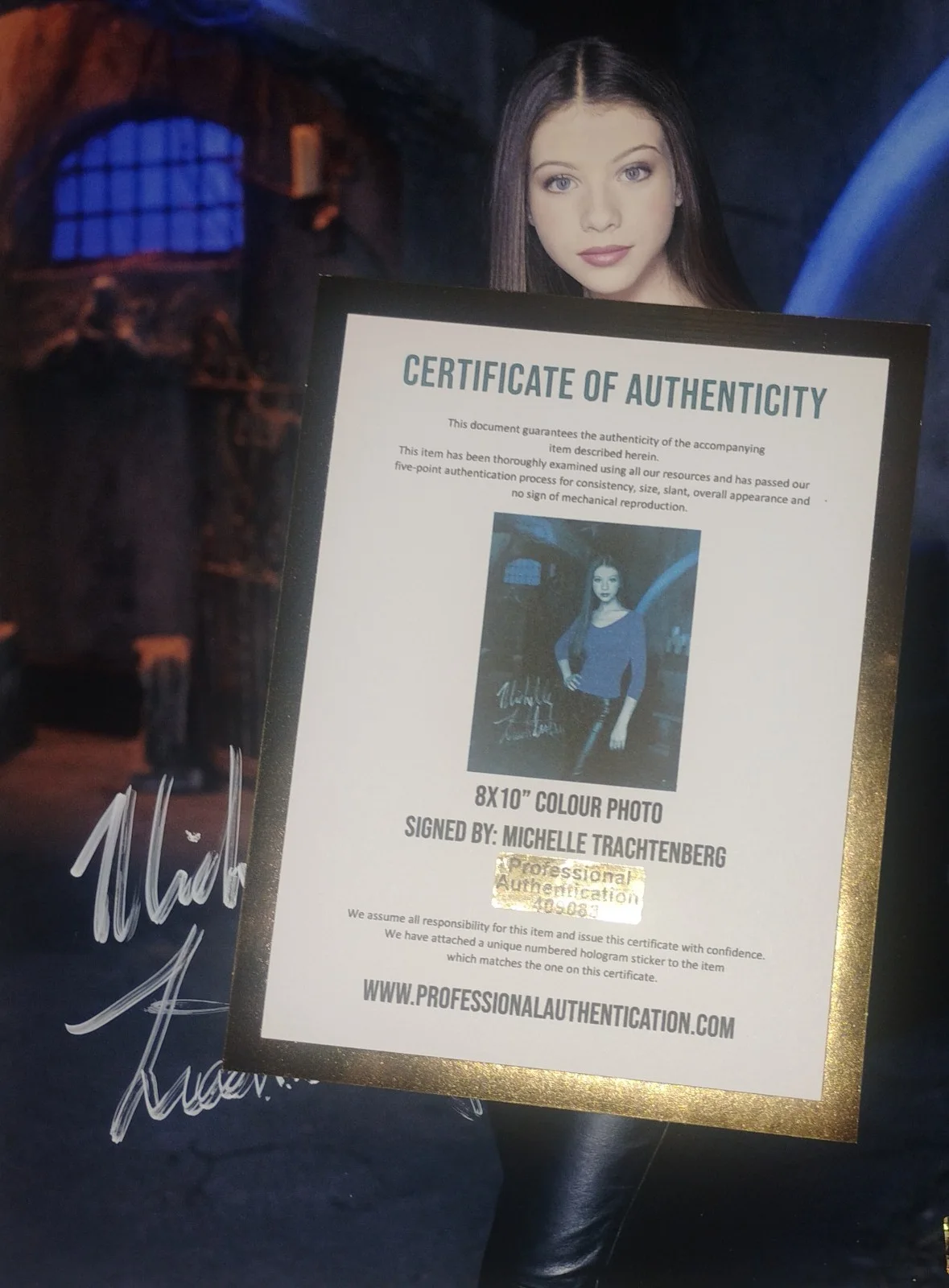 Michelle Trachtenberg Hand Signed 8x10 Photo COA Buffy Vampire Slayer NO TARIFF, image 4