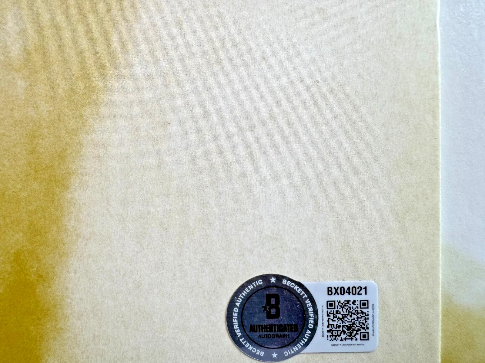 Johnny Marr Autographed Strangeways Here We Come Vinyl The Smiths Beckett COA, изображение 2