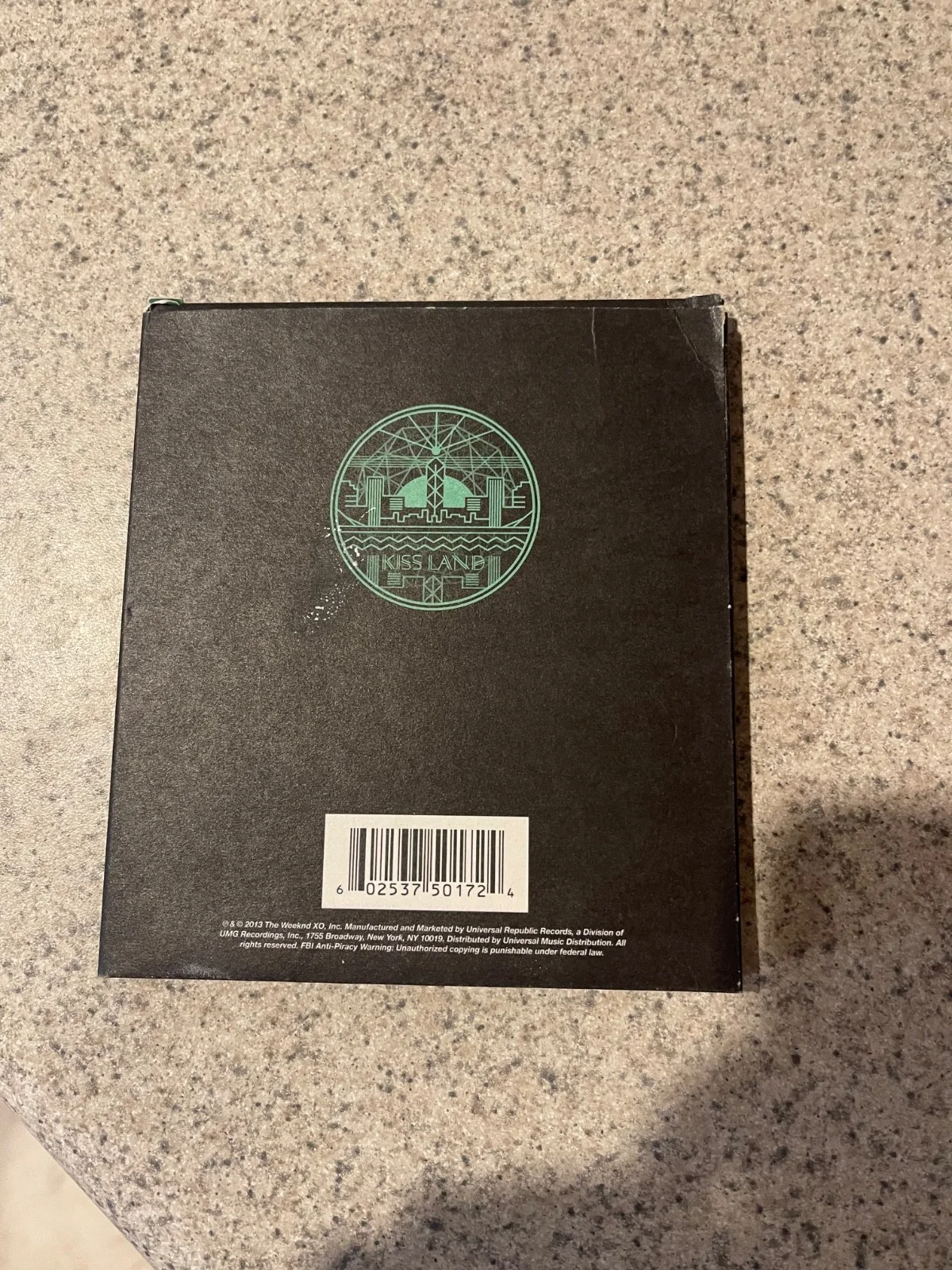 Kissland CD The Weeknd Signed By Abel (2013), image 2