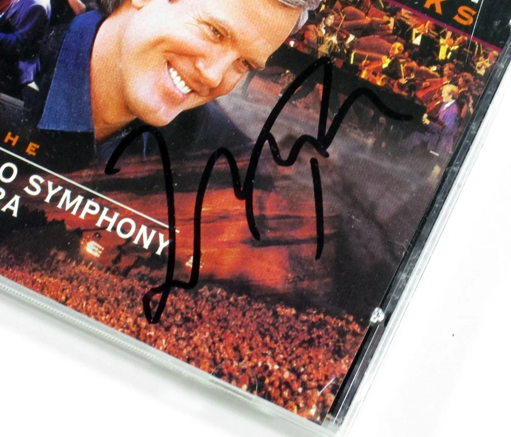 John Tesh Signed CD Music Album Live at Red Rocks with Auto, image 2