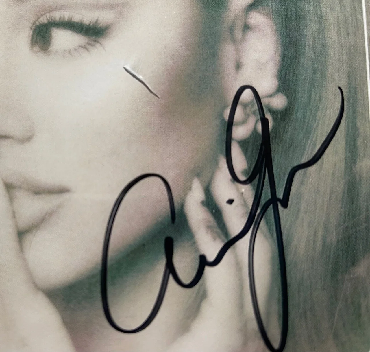 ARIANA GRANDE POSITIONS SEALED FULL SIGNATURE SIGNED AUTOGRAPHED INLAY AUDIO CD, image 2