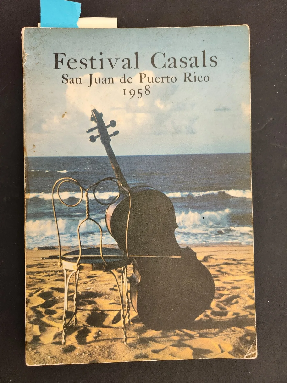 1958 vintage FESTIVAL CASALS w SIGNATURES san juan de puerto rico concert BOOK, изображение 2