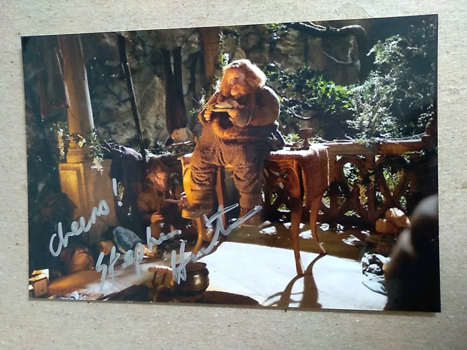 Stephen Hunter New Zealand Actor Autographed Signed 6x4 Photo Dwarf Bombur Hobbi, image 2