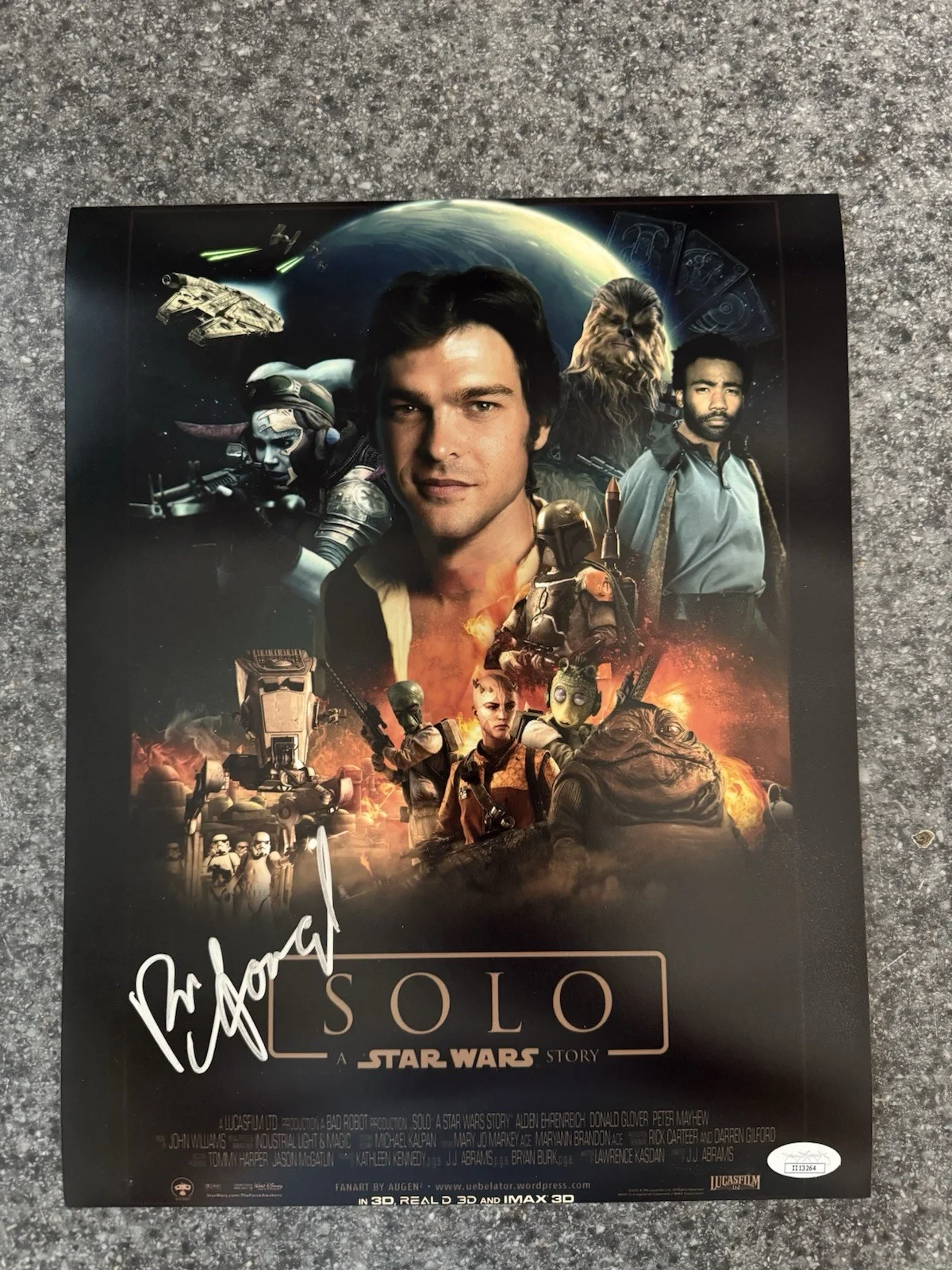 Ron Howard — Ron Howard Signed 11x14 Solo A Star Wars Story Photo Poster JSA COA Autograph