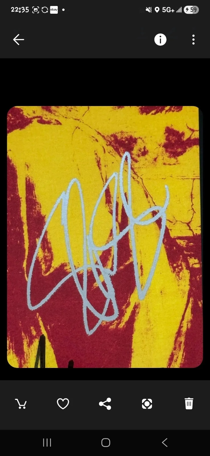 Guns N Roses Signed SLASH, MATT, & DUFF UYI1 VINYL RACC BOUGHT, image 3