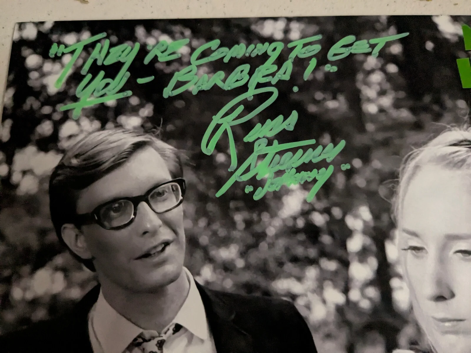 O'DEA STREINER 2x Signed Night of the Living Dead 8x10 PHOTO Inscription JSA COA, изображение 2
