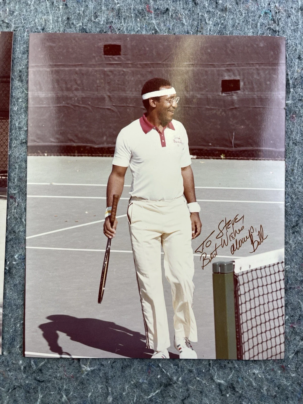 Bill Cosby — Bill Cosby Signed 8x10 Photo Lot of 2 Tennis Autographed Vintage, изображение 3