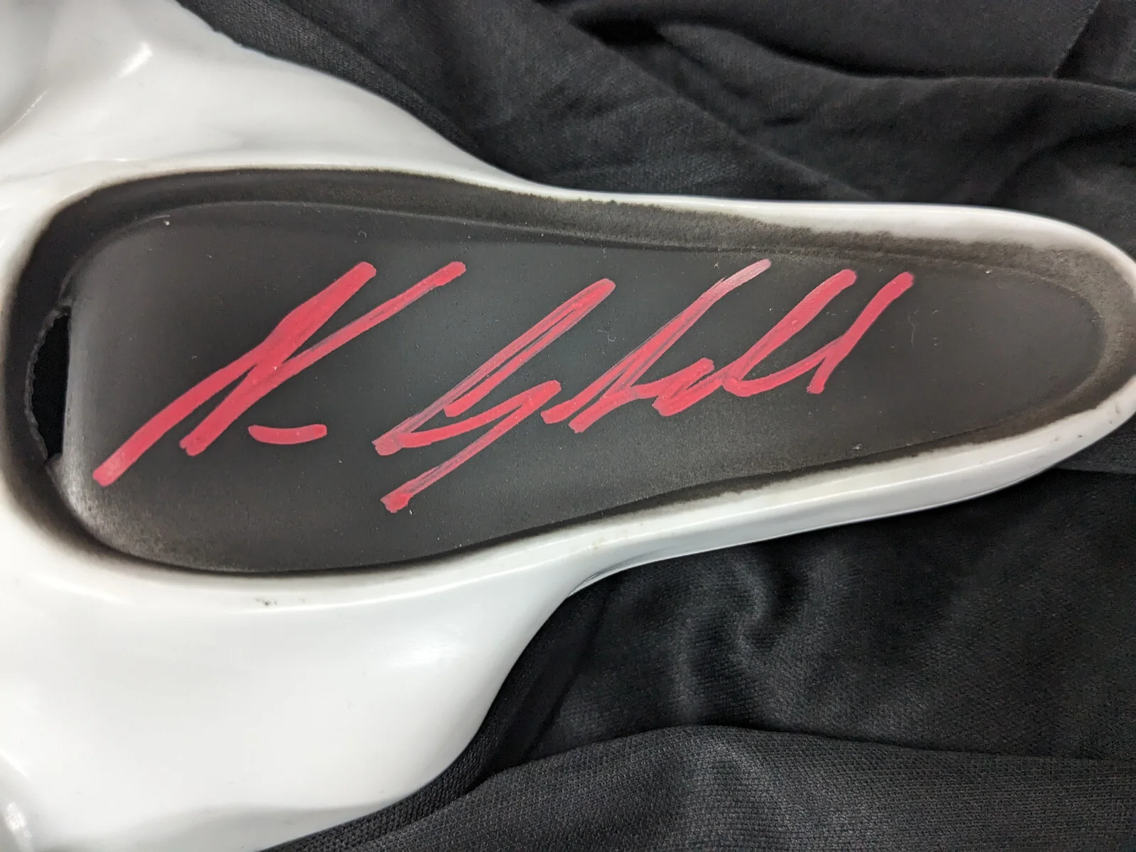 NEVE CAMPBELL Signed Ghostface MASK SCREAM Sidney Autographed JSA COA, image 2