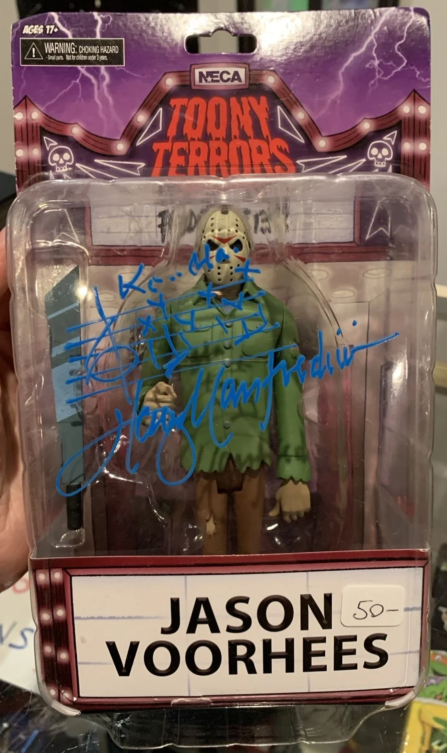 Harry Manfredini — Friday The 13th Signed NECA Toony Terrors Signed By Harry Manfredini No COA, image 2