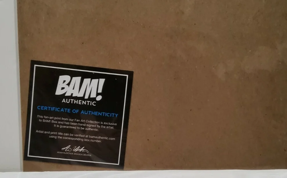 hal moore — Bam! Box Black Widow Hal Moore Fan Art Signed 8x10 Marvel LE #1452 / 2200, изображение 2