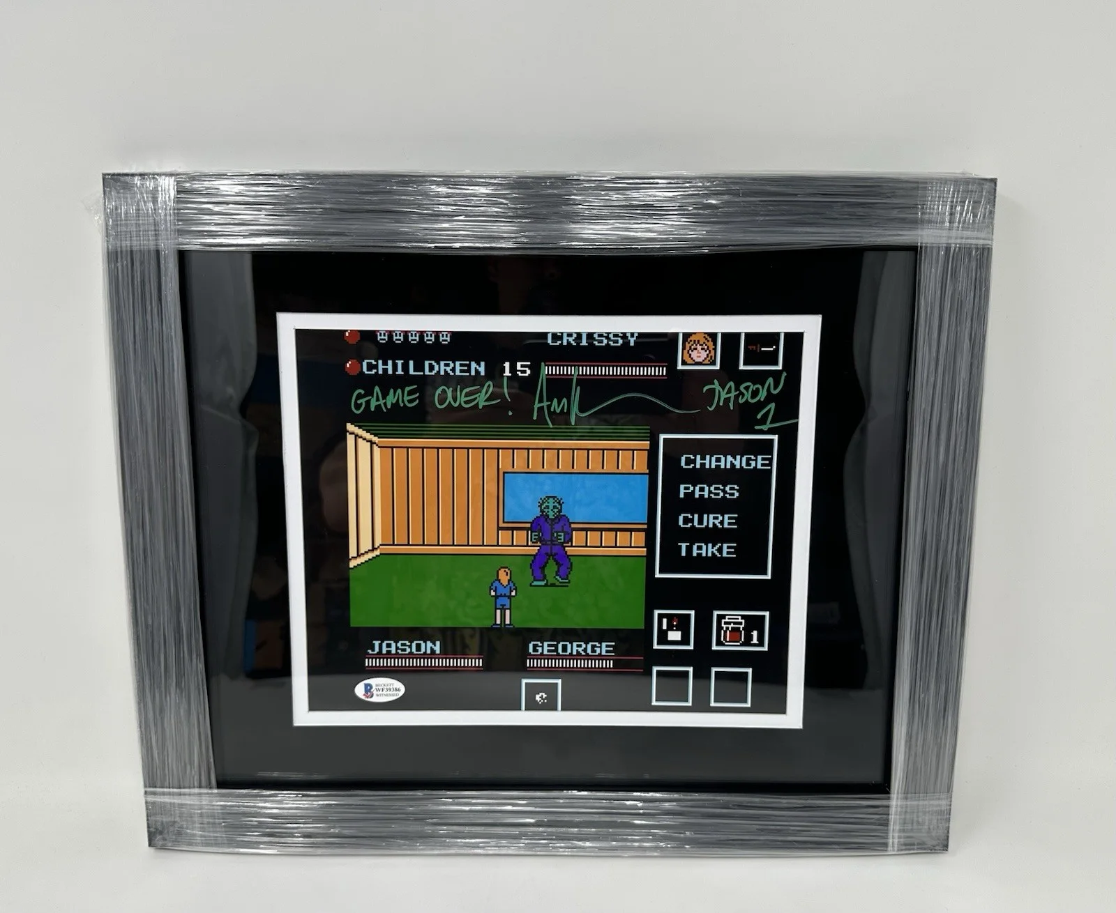 Ari Lehman — Friday The 13th Video Game Jason Ari Lehman Signed Framed Photo, изображение 4