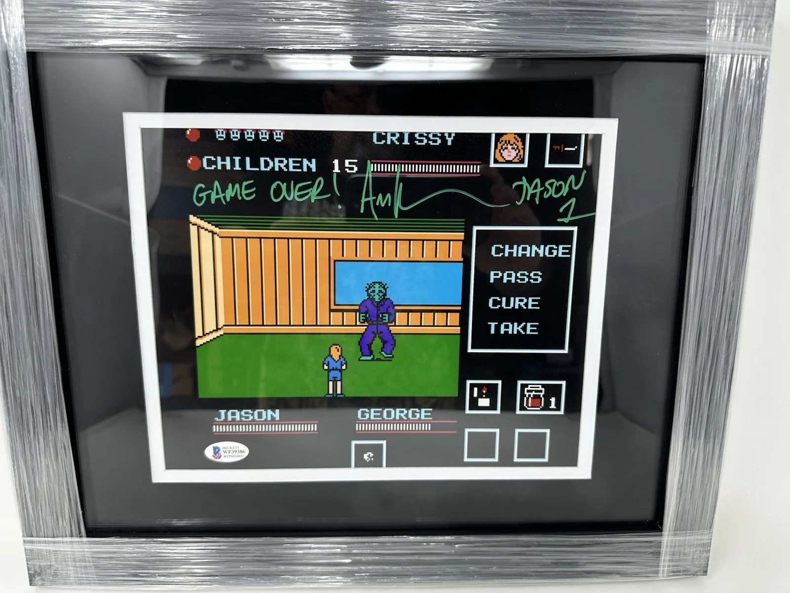 Ari Lehman — Friday The 13th Video Game Jason Ari Lehman Signed Framed Photo, изображение 5
