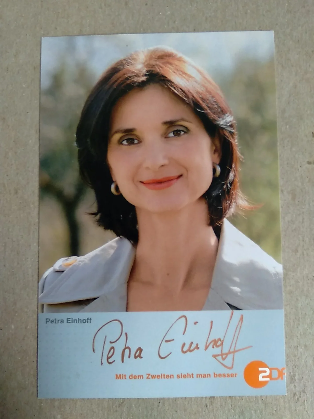 Petra Einhoff German Actress "Atonement (2007)"Autographed Signed 6x4in Flyer, image 2