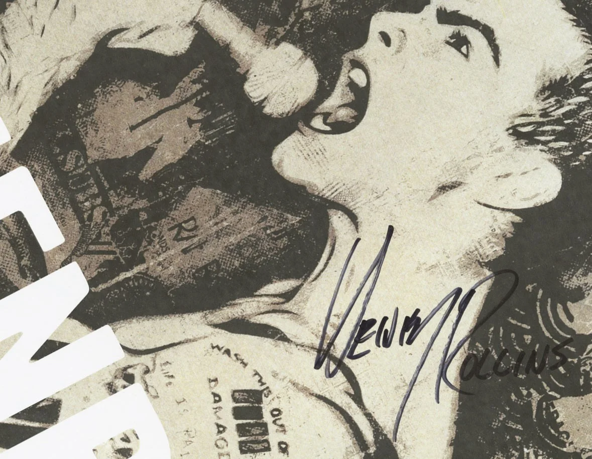 Henry Rollins autographed poster 2016, image 2