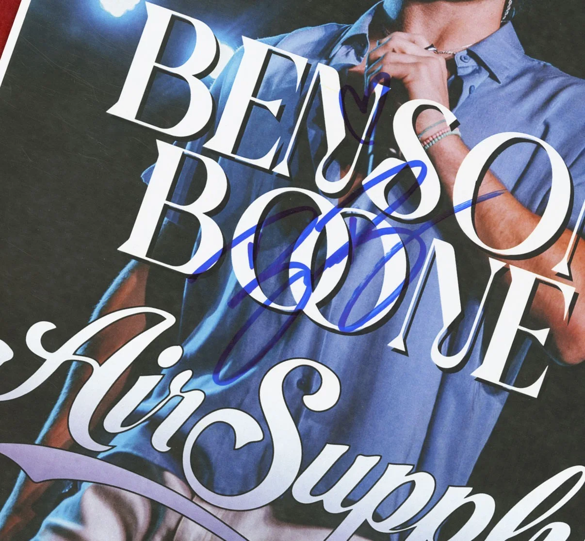 Benson Boone autographed poster 2023, image 2