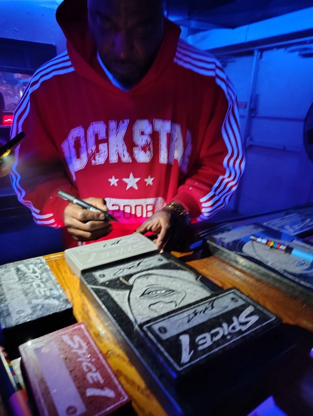 Spice 1 Signed Vynil Record Disc Auto, image 5