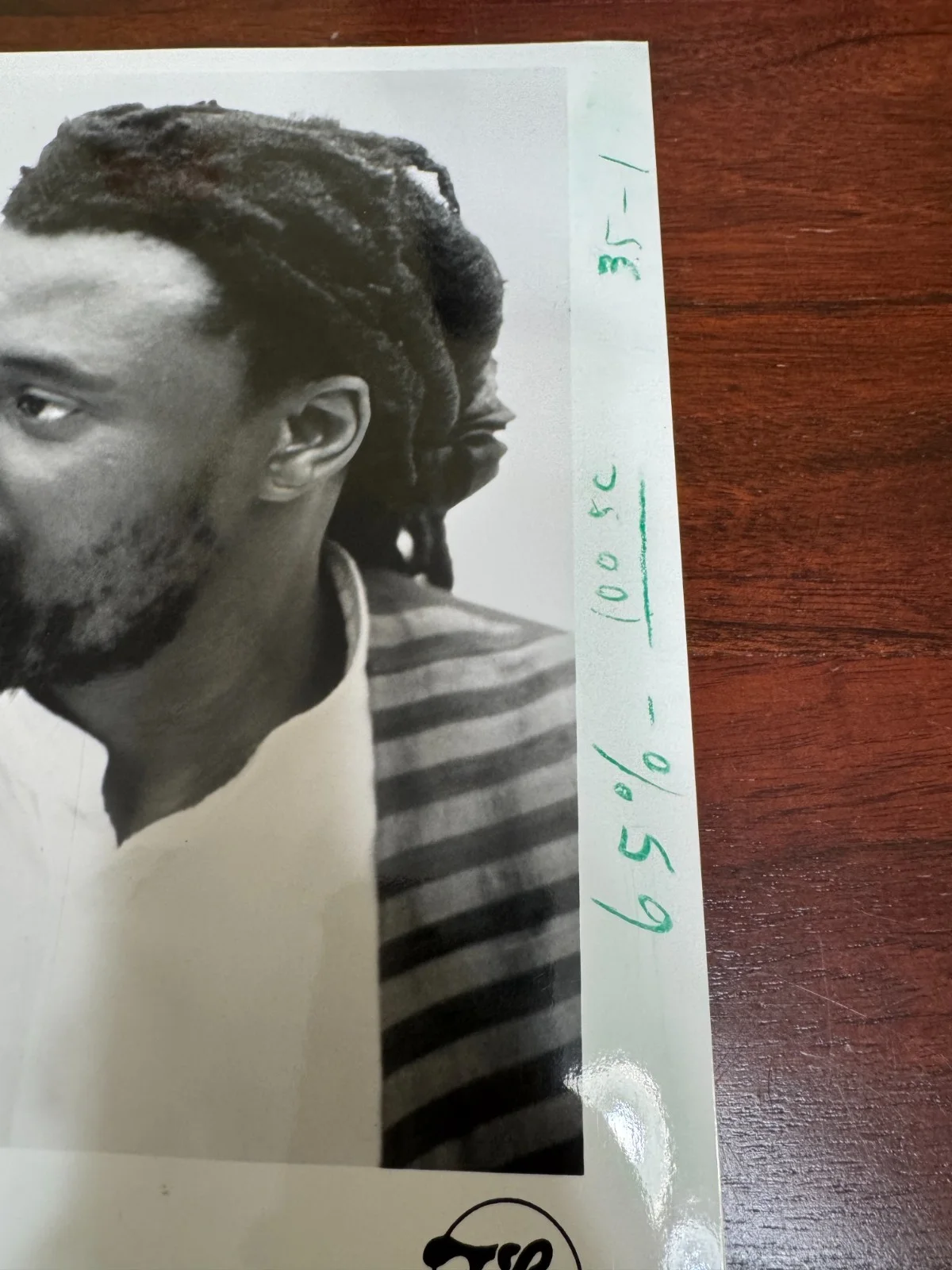 LUCKY DUBE 8x10 PROMO RECORD/MANAGEMENT COMPANY PHOTOGRAPH - MUSIC, изображение 2