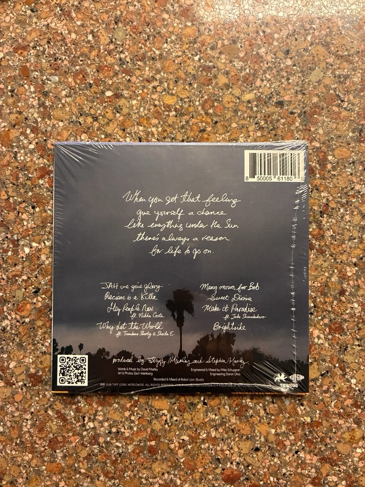 Ziggy Marley Brightside CD Limited Edition Autographed Copy 1 of 500, изображение 2