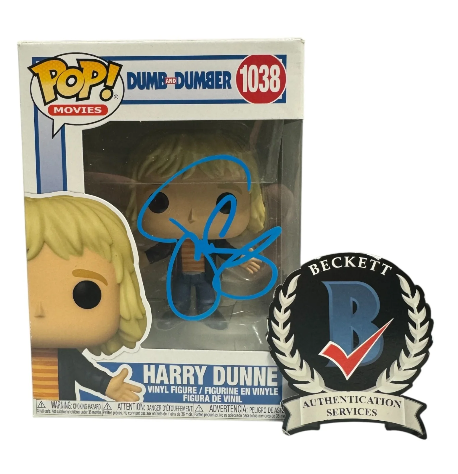 Jeff Daniels — Jeff Daniels Signed Autograph Dumb And Dumber 1038 Funko Pop Beckett BAS Harry