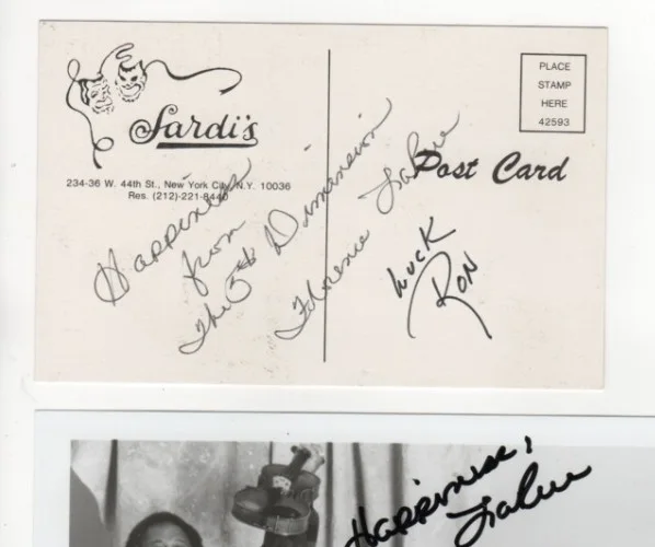 The 5th DIMENSION- Signed/Autograph/ 8x10" photo Sardi's Post card SOUL Music, image 3