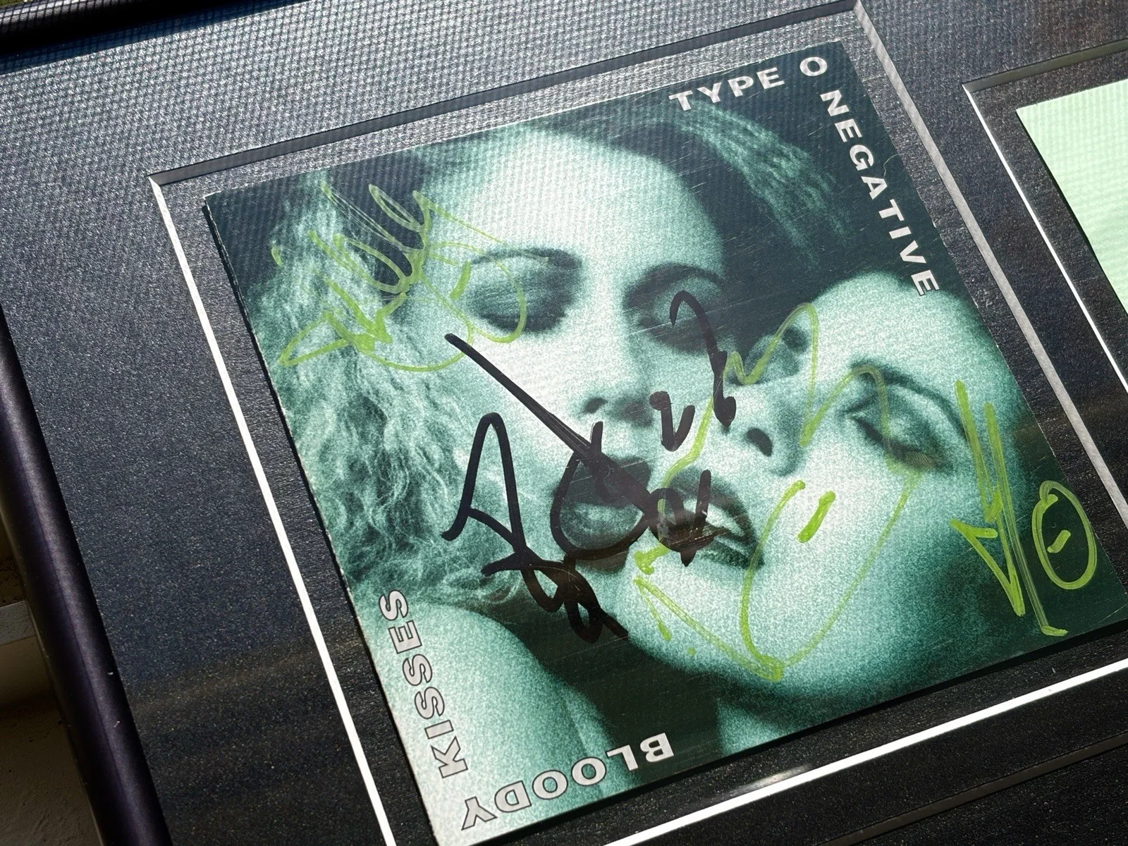 Type O Negative Signed Autographs CD Album Covers Framed With Tickets + Flyer, image 2