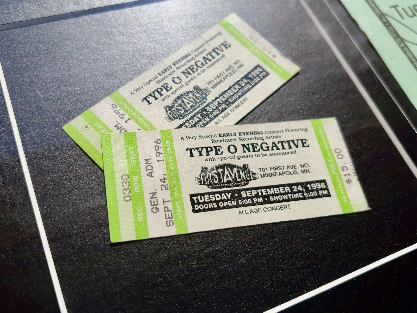 Type O Negative Signed Autographs CD Album Covers Framed With Tickets + Flyer, image 4