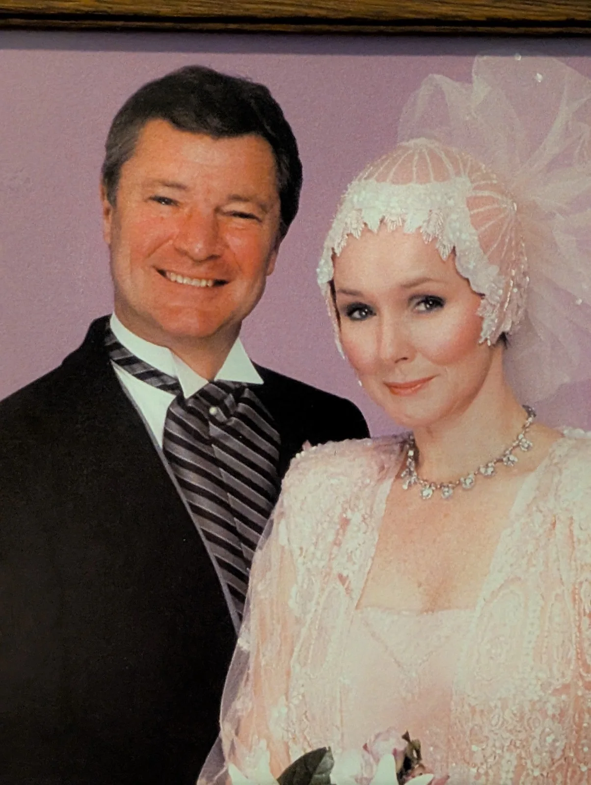 1985 AS THE WORLD TURNS Don Hastings Kathryn Hays "Kim & Bob" Signed 8x10 Photo, изображение 2