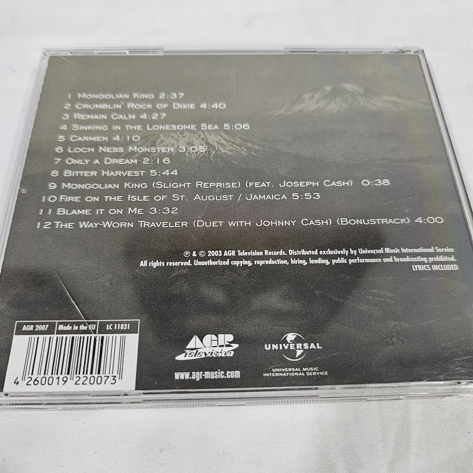 John Carter Cash Signed Cd "Bitter Harvest" Country Music, изображение 2
