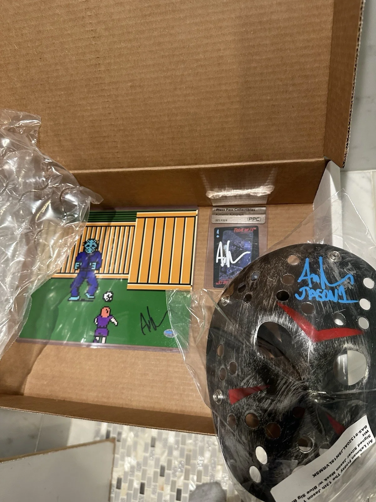 Ari Lehman — Ari Lehman Friday the 13th Mystery Box Series 5 #29/50 (Opened )3/auto’s, изображение 2