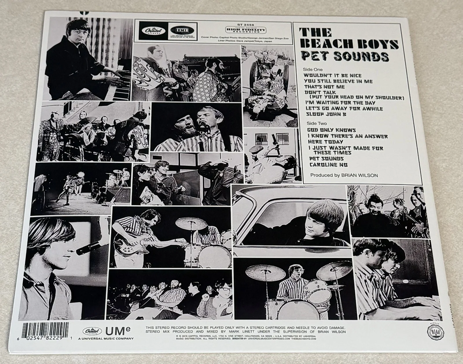 MIKE LOVE THE BEACH BOYS Signed PET SOUNDS VINYL JSA CK91976 AUTHENTICATION, изображение 3