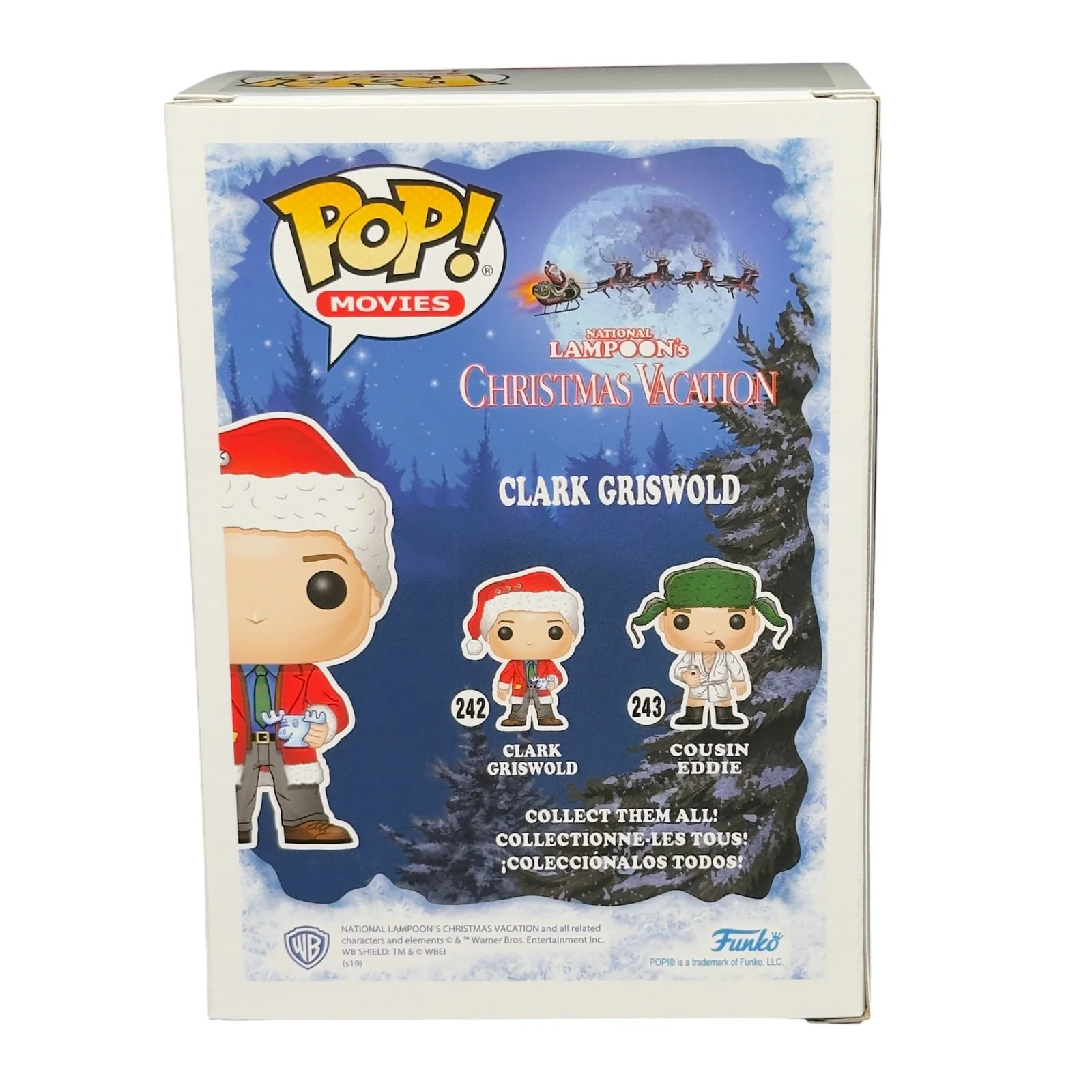 Chevy Chase — Chevy Chase Signed Clark Griswold Christmas Vacation Funko Pop 242 Beckett COA!!, image 3