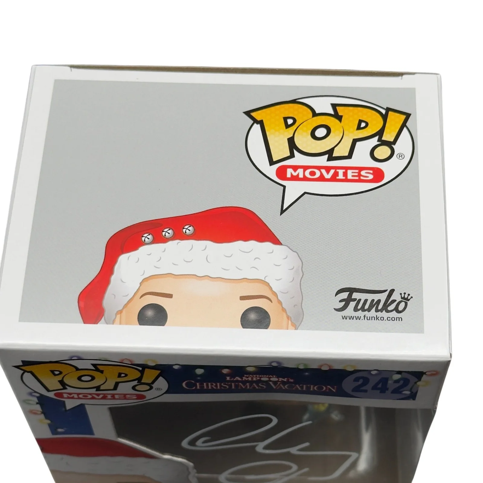 Chevy Chase — Chevy Chase Signed Clark Griswold Christmas Vacation Funko Pop 242 Beckett COA!!, image 5
