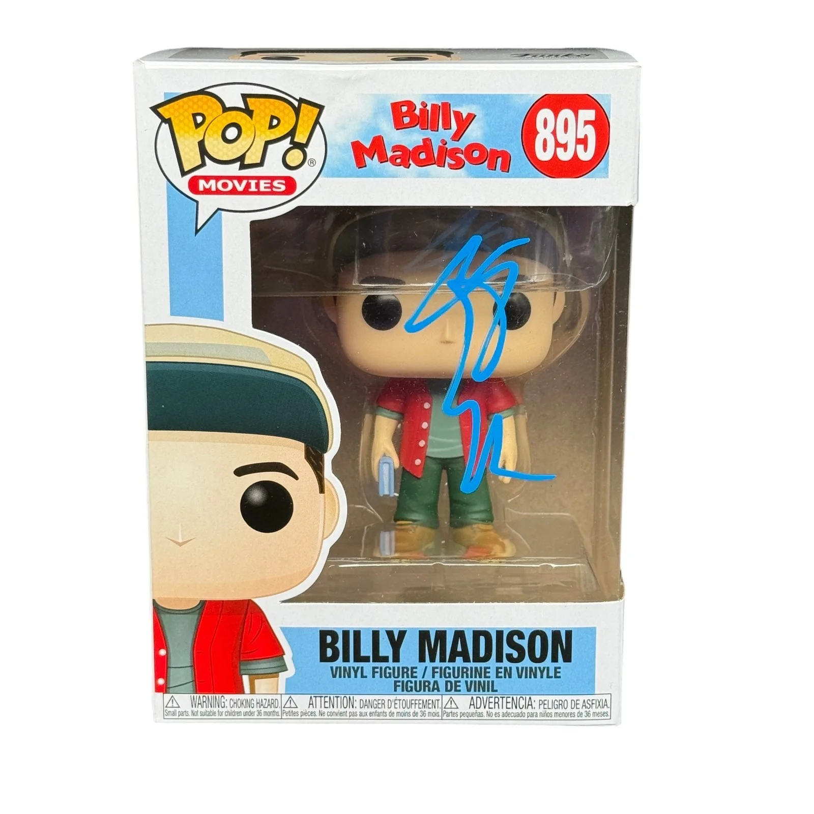 Adam Sandler — Adam Sandler Signed Billy Madison Funko Pop 895 Beckett Authentic Autograph!