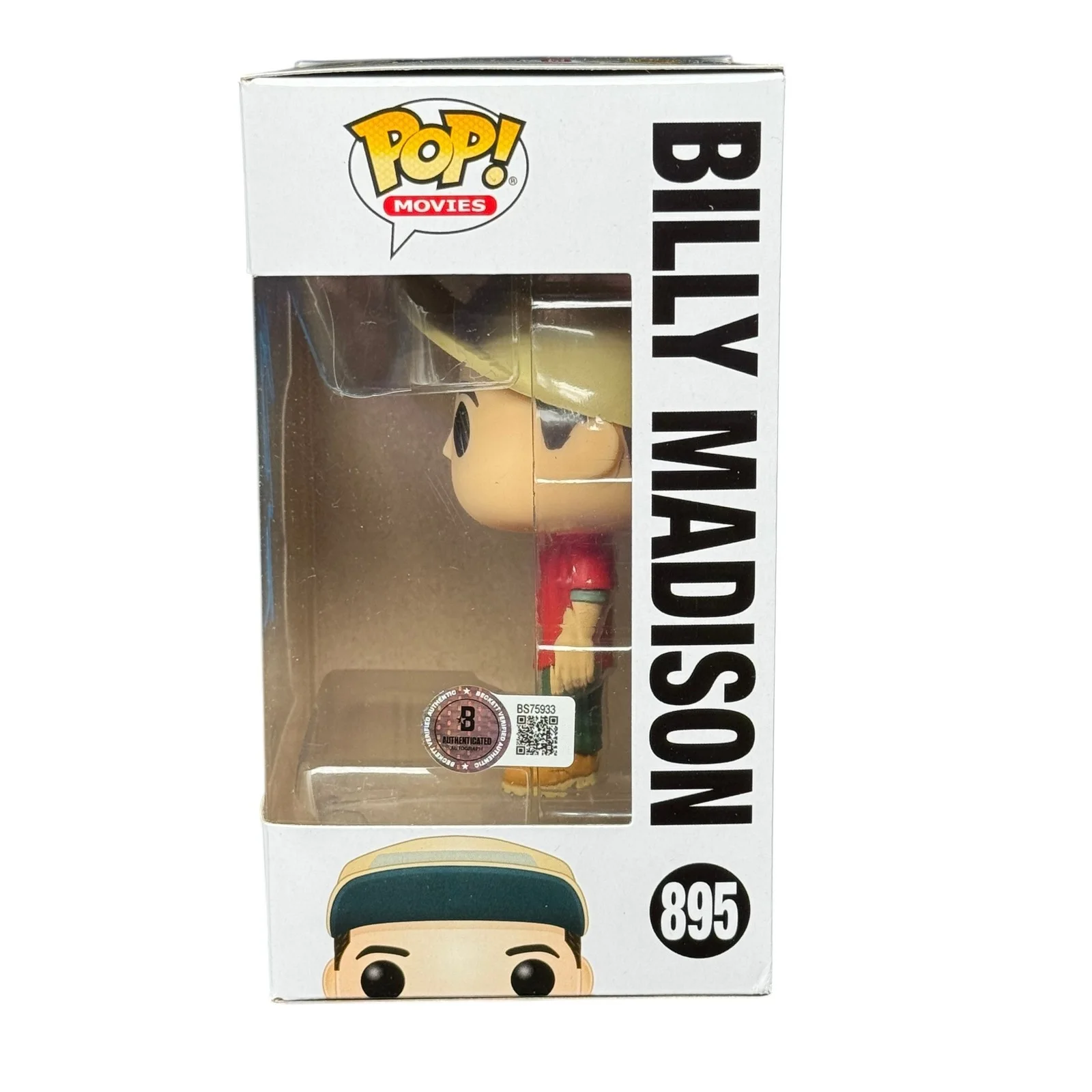 Adam Sandler — Adam Sandler Signed Billy Madison Funko Pop 895 Beckett Authentic Autograph!, image 2