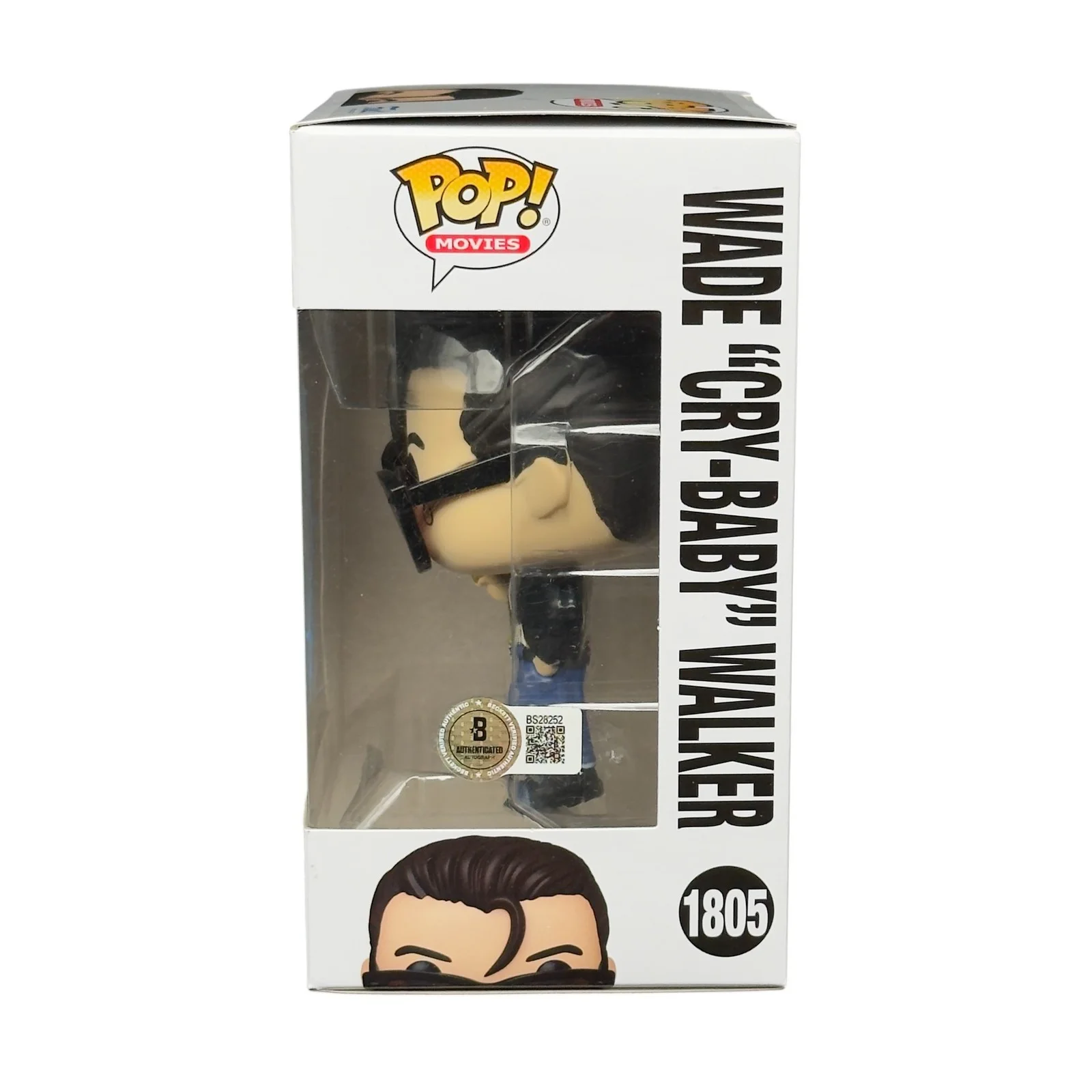 Johnny Depp — Johnny Depp Signed Wade Cry Baby Walker Funko Pop 1805 Autograph Beckett BAS, image 2