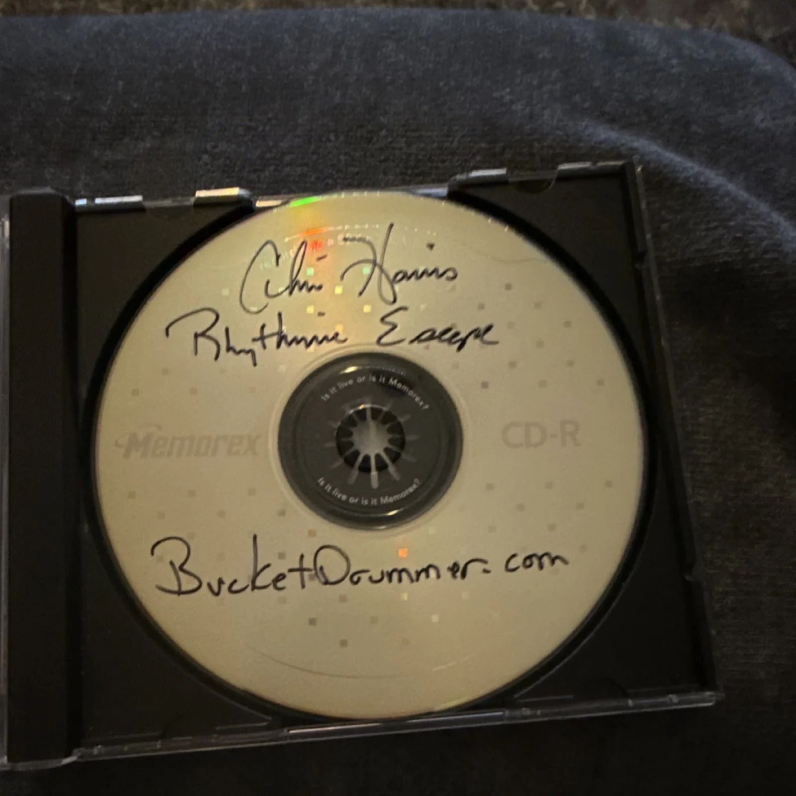 Chris Harris Rhythmic Escape The Bucket Experience Signed CD & Booklet, image 4