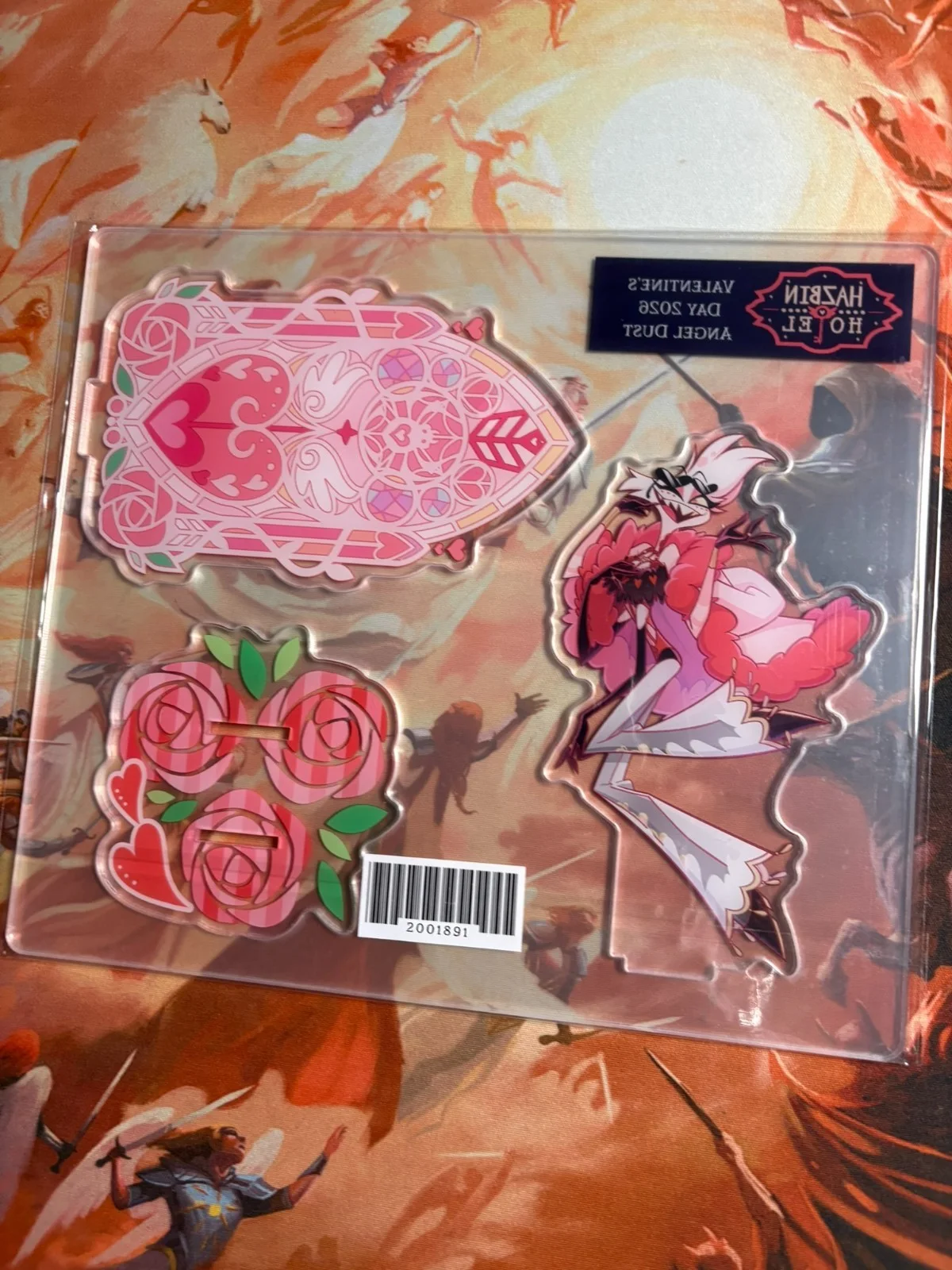 Hazbin Hotel 2026 Valentines Day Angel Dust Acrylic Standee Brand New Sealed, изображение 4