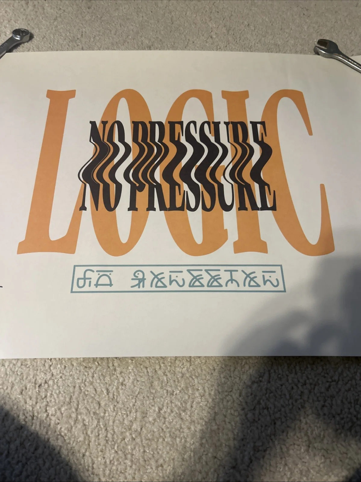 No Pressure Logic 18x24 Poster, Signed, image 3