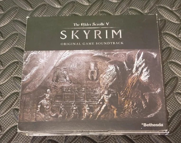 The Elder Scrolls V Skyrim Original Soundtrack 4 CD Set Signed by Jeremy Soule, image 4