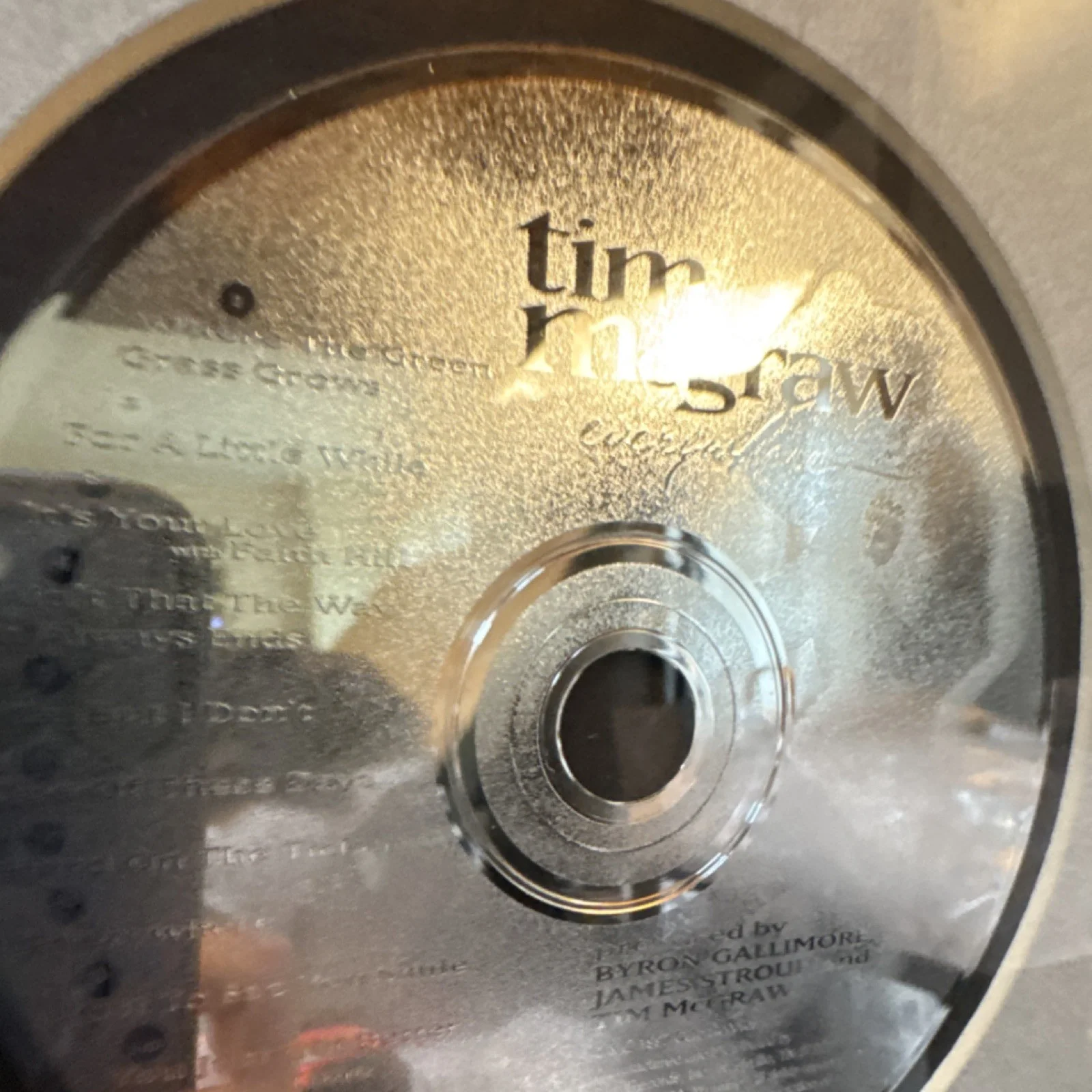 Tim McGraw Everywhere Limited Edition Signed Framed CD Display, image 4