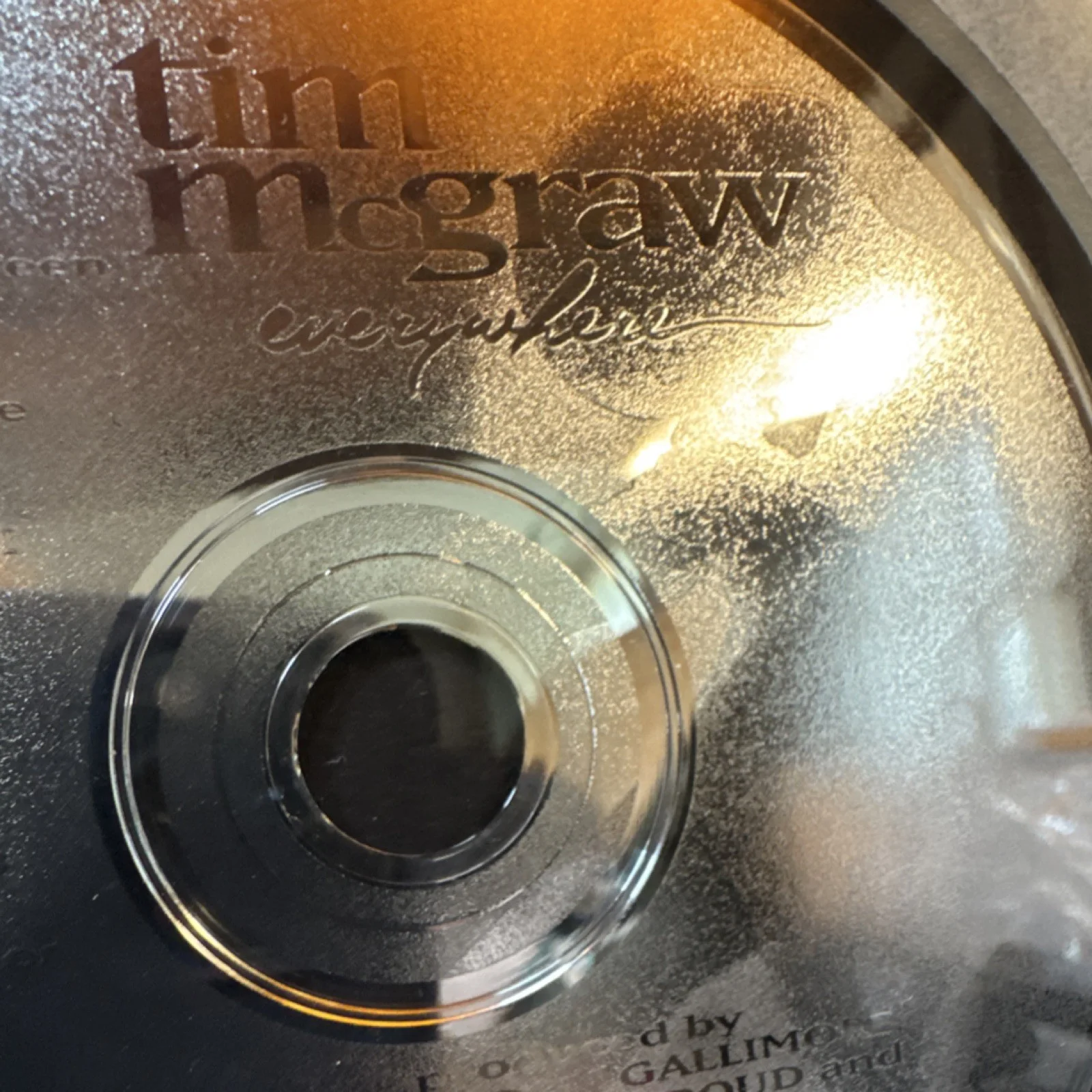 Tim McGraw Everywhere Limited Edition Signed Framed CD Display, image 5