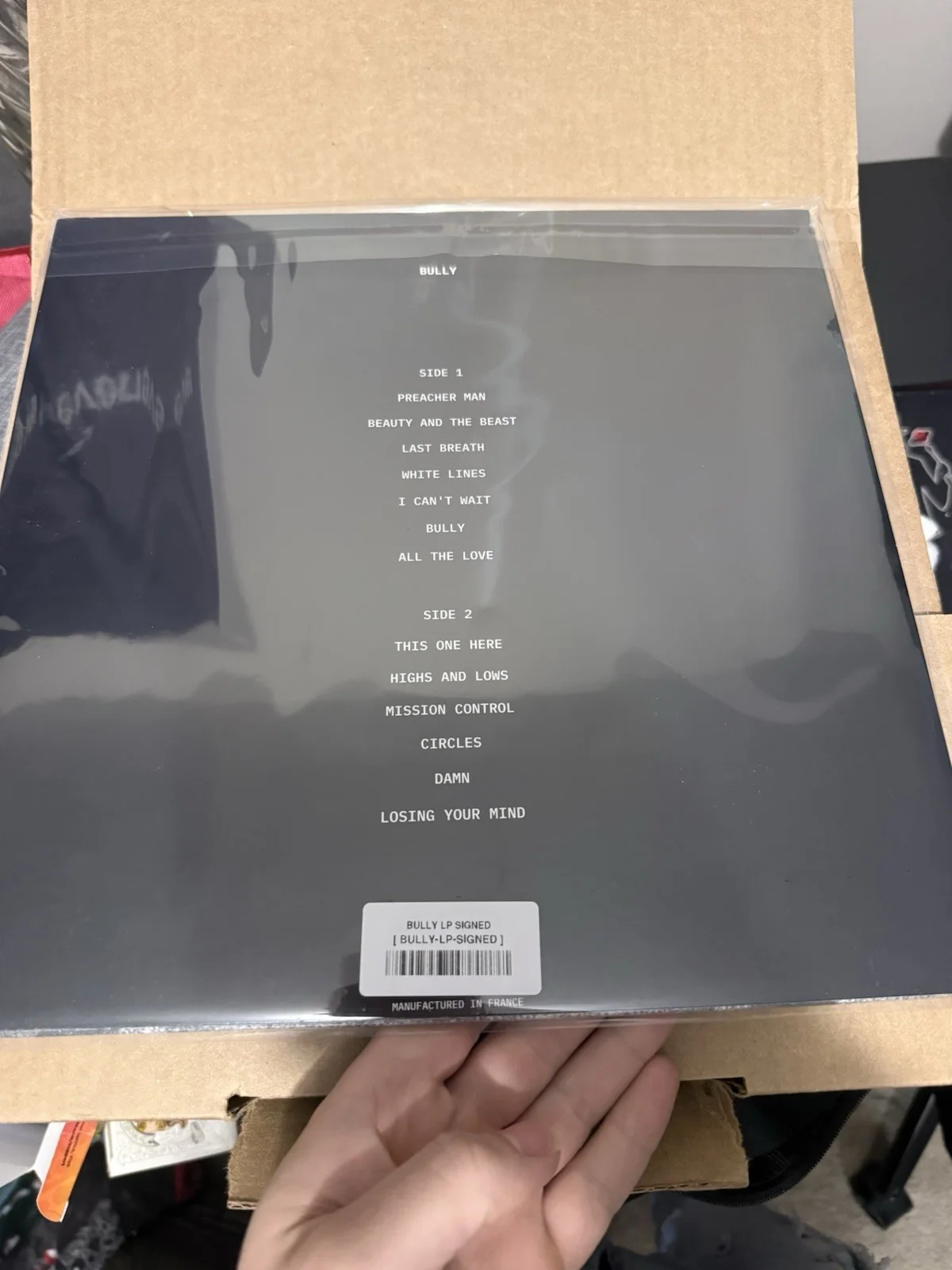 New/Sealed) Kanye West Ye Bully Signed Vinyl LP Official Autograph, изображение 2