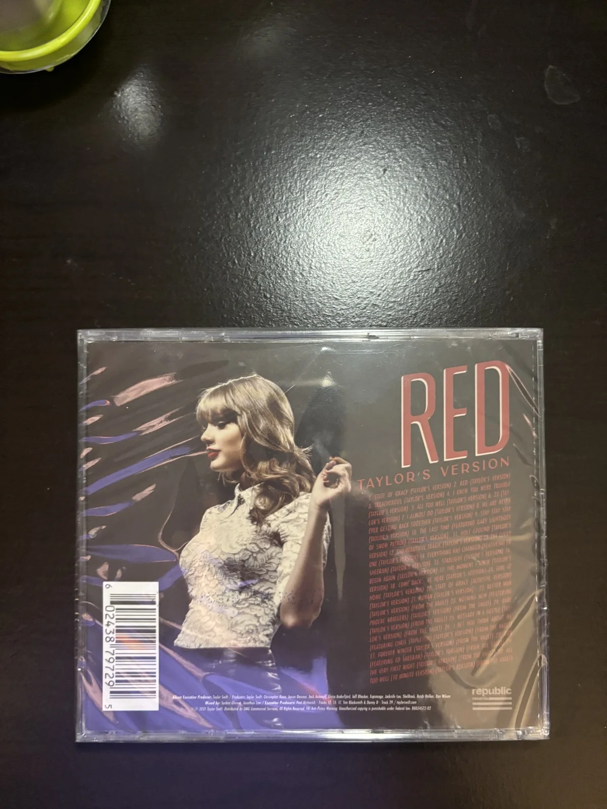 Taylor Swift Red (Taylor's Version) Signed CD New and Sealed, image 2