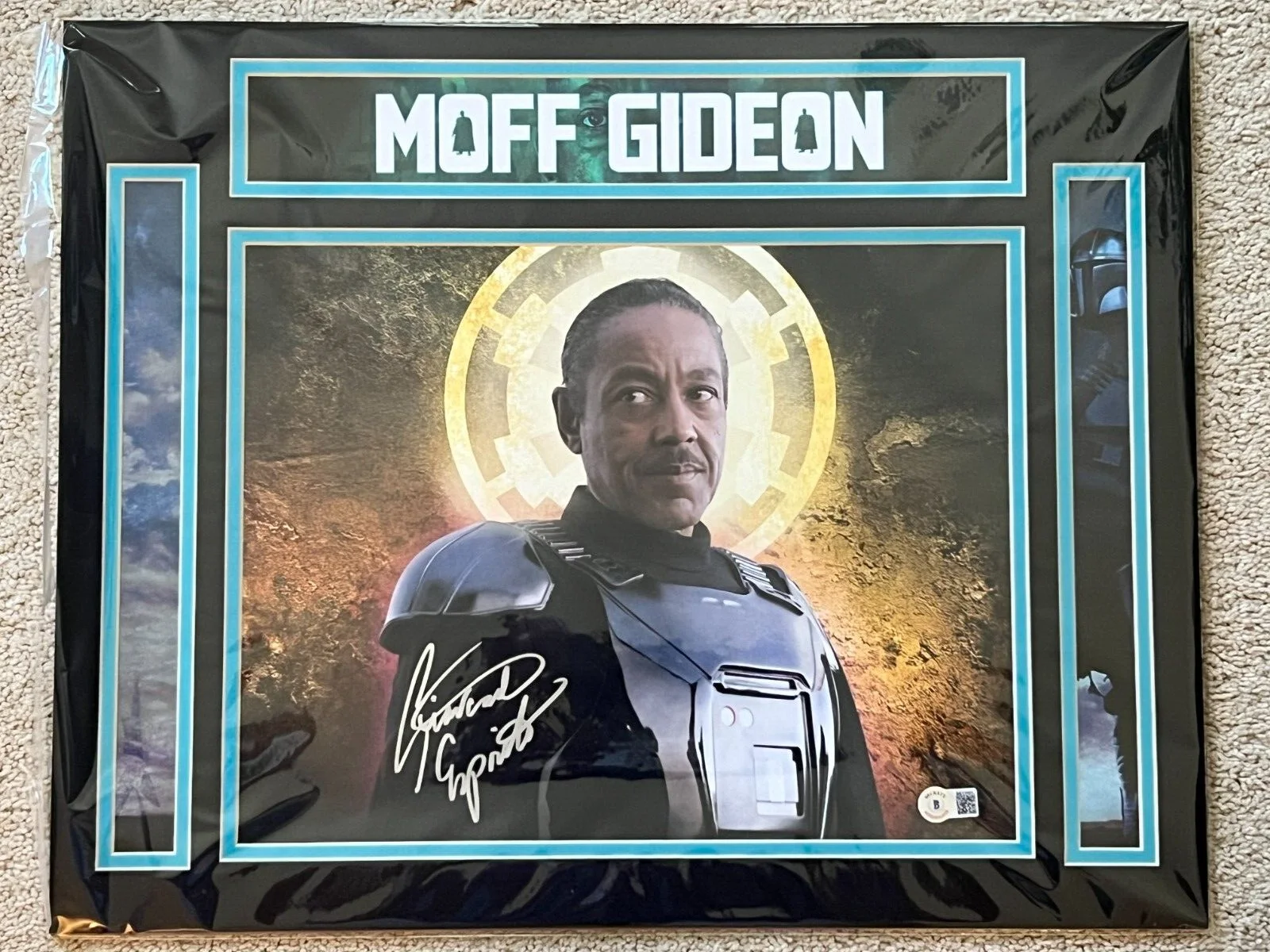 Giancarlo Esposito — Mandalorian Moff Gideon ~ Giancarlo Esposito 11x14 Photo 16x20 Matted ~ BAM COA