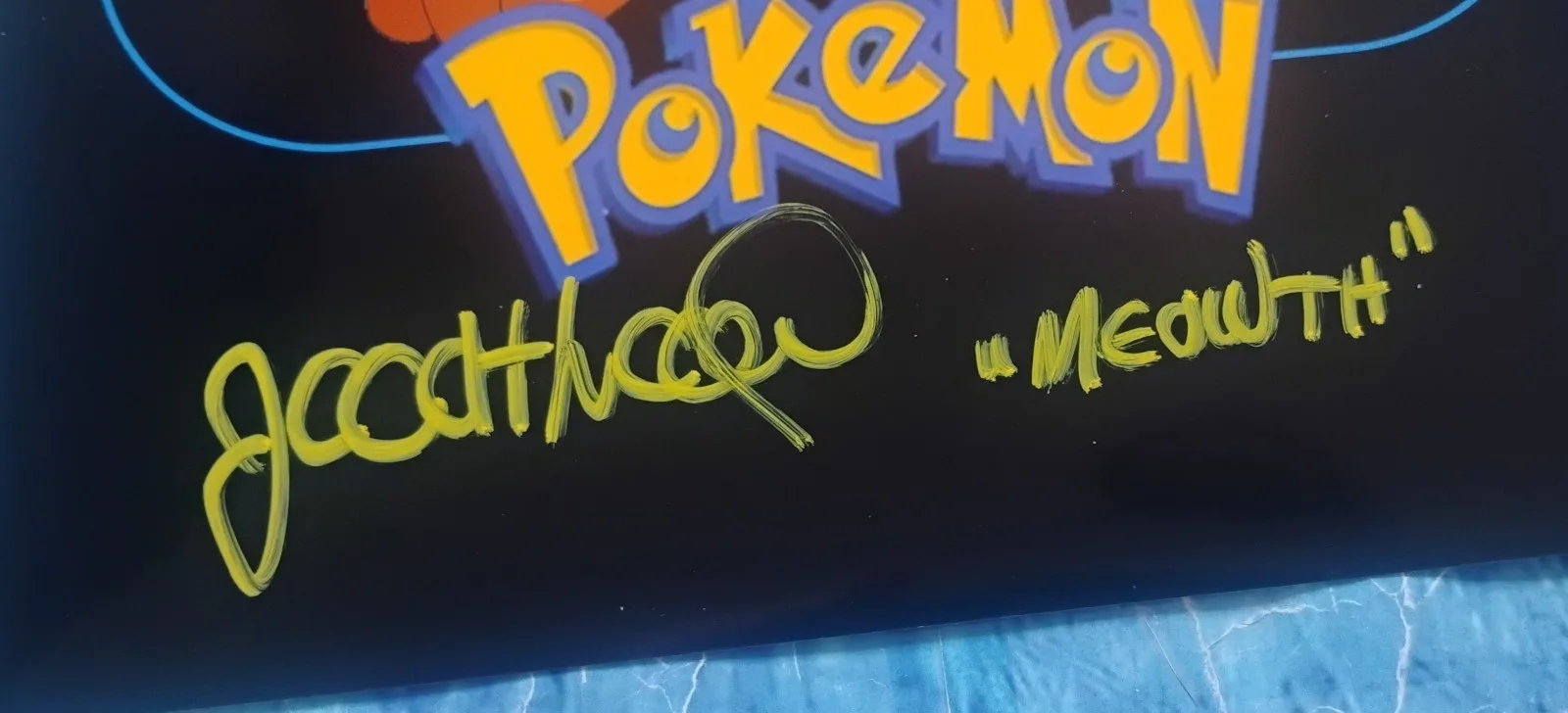 James Carter Cathcart Hand Signed 8x10 Photo COA Pokemon NO US TARIFFS, изображение 3
