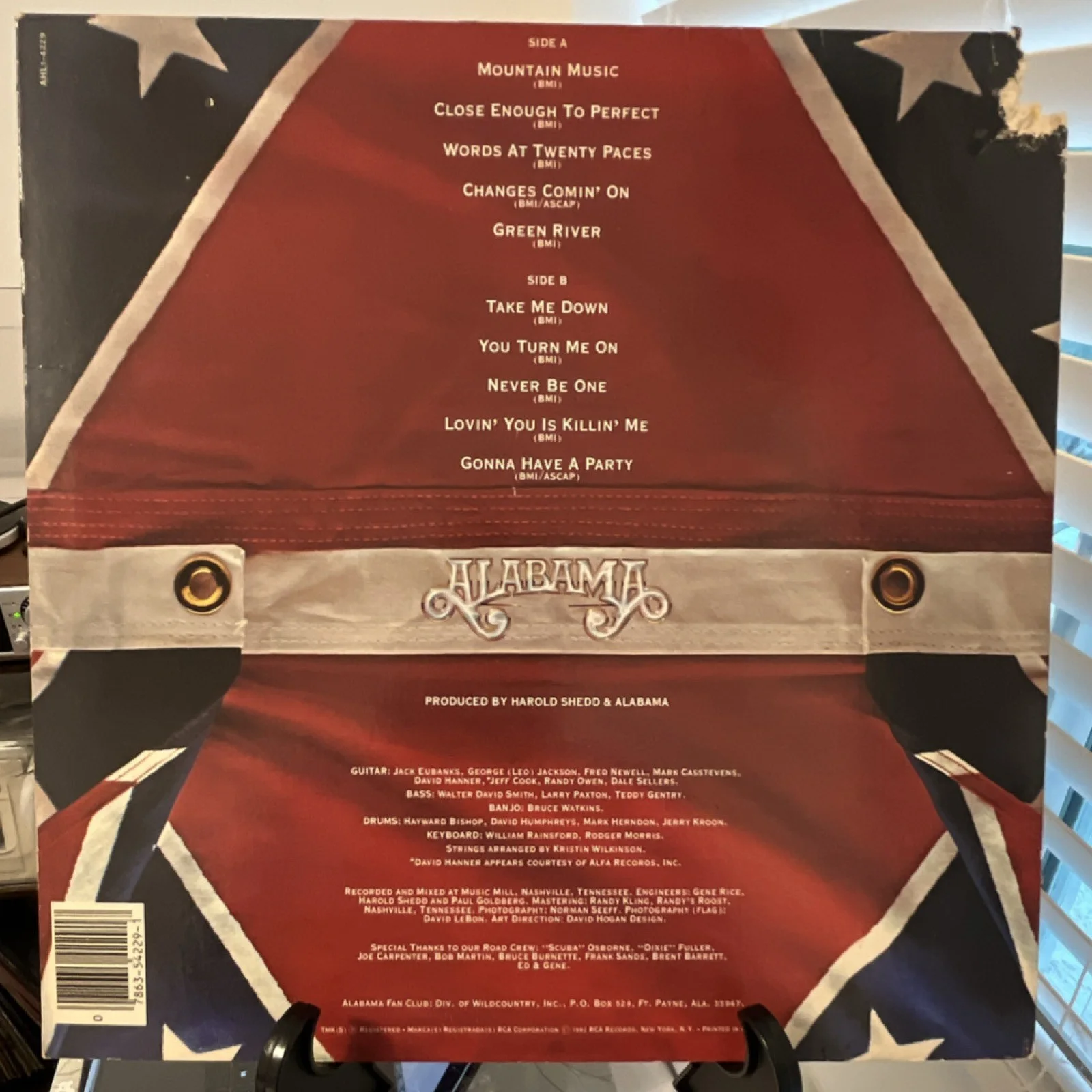 Alabama Mountain Music 1982 LP Vinyl Record Album RCA AHL1-4229 by Randy Owen, изображение 3