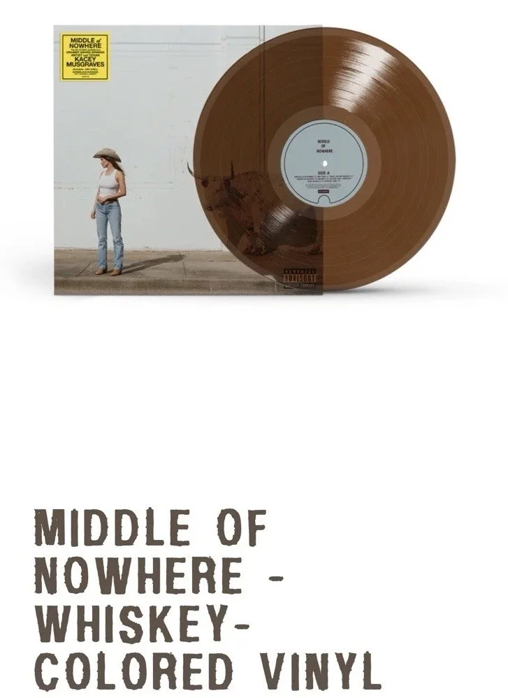 ❤️Kacey Musgraves Middle Of Nowhere BUNDLE SIGNED CD +3 Vinyl Variants +Posters, image 2